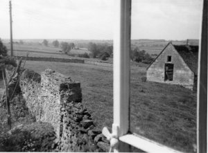 View from the upstairs window of 10 Hall Yard in the 1950s